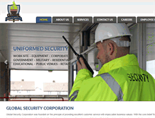 Tablet Screenshot of globalsecuritycorporation.com